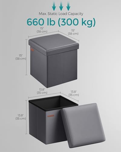 SONGMICS 15 Inches Ottoman - Image 2