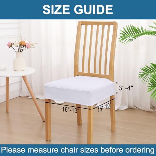 Smiry Waterproof Seat Covers for Dining Room Chairs - Image 2