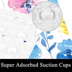 Shower Mat Non Slip, Florals Watercolor Anti Slip Bath Mat - Image 3