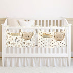 Cinaci 2pcs Cotton Pram Stroller Caddy Baby Crib Hanging Organizers Storage - Image 5