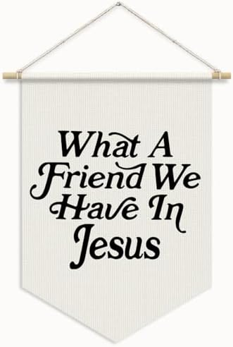 Kids Room Decor, What a Friend We Have in Jesus Decor by Unknown