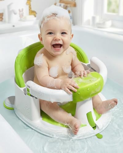 ONTHEWEI Baby Bath Seats for Babies Sitting Up, Non-Slip Baby Bathtub by ONTHEWEIBABYESSENTIALS