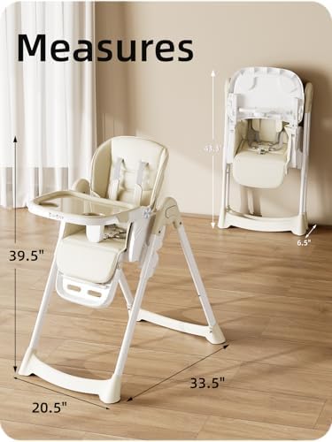 Babilous Baby High Chair, Foldable Feeding Chair - Image 5