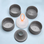 Accmor 2 Pack Baby Formula Dispenser On The Go, Stackable Formula Dispenser - Image 3