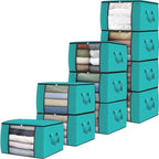 Fab totes 10 Pack Storage Bags for Clothes Blanket Storage Bins by Fabtotes