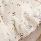 BuLuTu Floral Pillowcase Muslin Cotton, Standard Size 20"x26" - Image 4