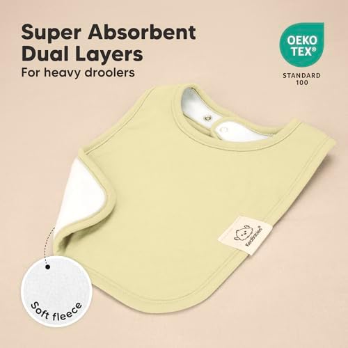 KeaBabies 8-Pack Organic Baby Bibs - Image 4