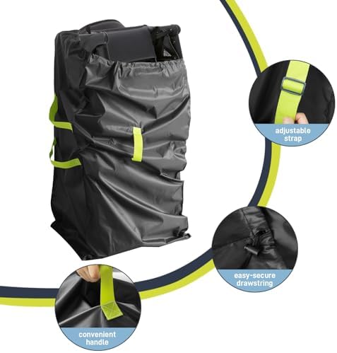 Gate Check Stroller Bag for Airplane Travel, Standard or Double Stroller Travel - Image 4