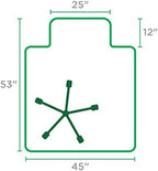 Dimex Office Chair Mat for Low‑Pile Carpet – 45" x 53" Clear Desk Floor - Image 4
