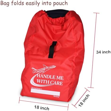 Car Seat Travel Bag for Airplane, Carseat Cover for Air Travel for Infant - Image 3