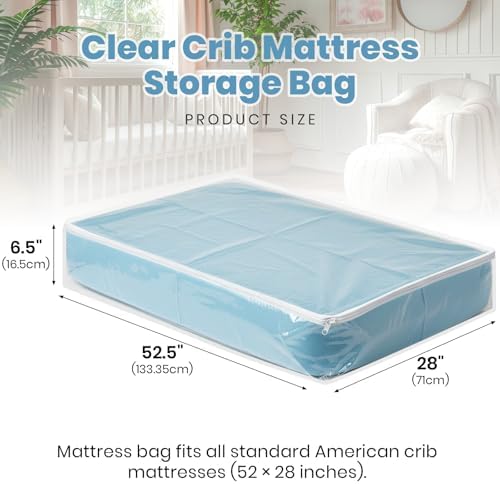 Clear Crib Mattress Protector Storage Bag - Image 2