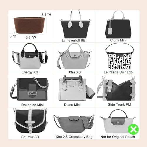 Doxo Small Purse Organizer Insert - Image 6