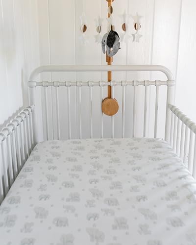 Sorrel + Fern Baby Crib Sheets Neutral, Fitted 2-Pack - Image 3