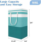 BlissTotes 3-Pack Laundry Basket, Collapsible Laundry Hamper - Image 2