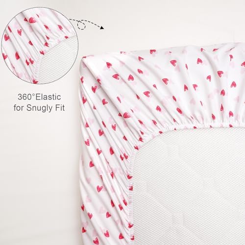 david's kids 3 Pack Fitted Crib Sheets, Ultra Soft Breathable Comfortable Baby - Image 6