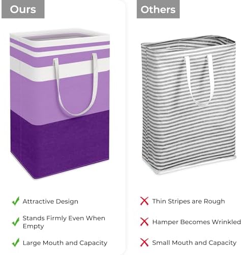 HomeHacks 2 Pack Laundry Baskets, Laundry Hampers Bags - Image 3