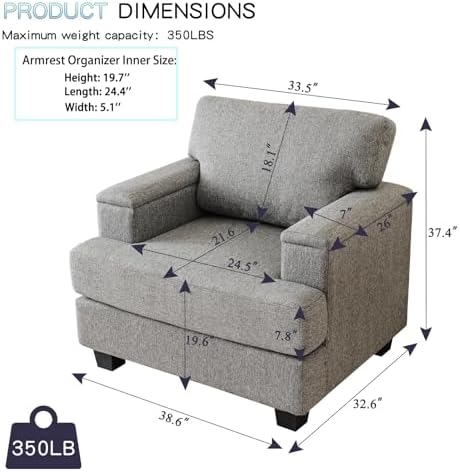 Rexulqo Oversized Accent Chair - Image 2