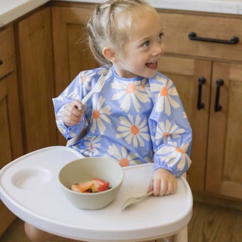 Tiny Twinkle Long Sleeve Bib for Babies&Toddlers|2-Pack Waterproof Smock Bib - Image 3