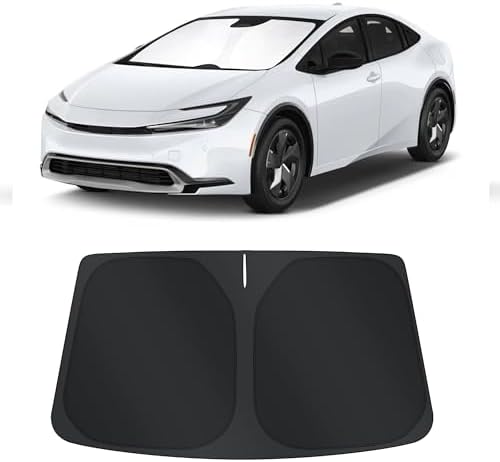 TINGLU Sun Shade for Toyota Prius Hatchback 2010-2015 Accessories Windshield by TINGLU