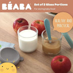 BEABA 6 Pack Glass Baby Food Jars - Image 2