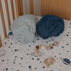 Gllquen Baby Muslin Cotton Pack and Play Sheets 3 Pack - Image 3