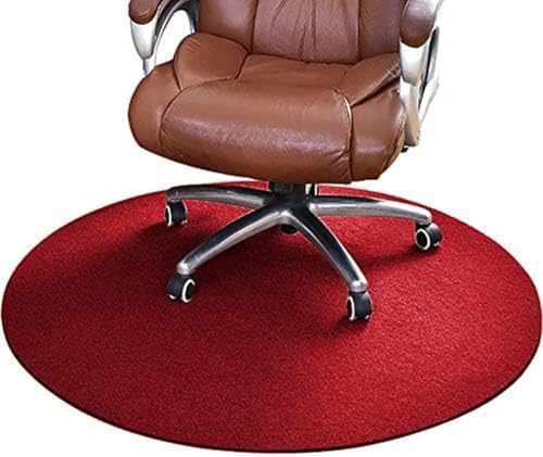 Office Chair Mat, Round Heavy Duty Carpet Area Rug Multi-Purpose Floor by Unknown