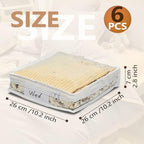 6 Pack Clear Clothes Storage Bags - Image 2