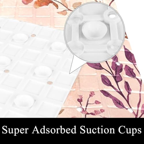 Non Slip Bathtub and Shower Mat 26.8x15.1 inch, Bath Mat - Image 3