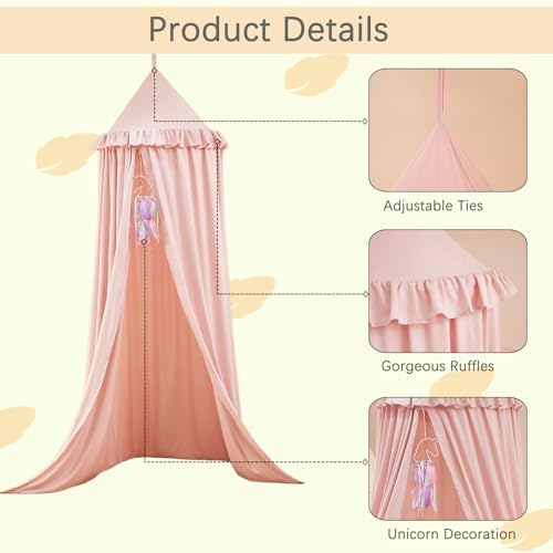 Akiky Kids Bed Canopy for Crib & Twin Size - Image 3
