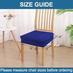 Smiry Waterproof Seat Covers for Dining Room Chairs - Image 2