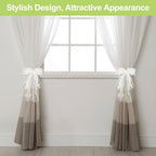 4Pcs Bow Curtain Tiebacks, Elegant Bow Butterfly Curtain Tiebacks - Image 5