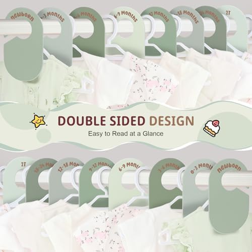 MEILIDY Double Sided Baby Closet Dividers - Image 3