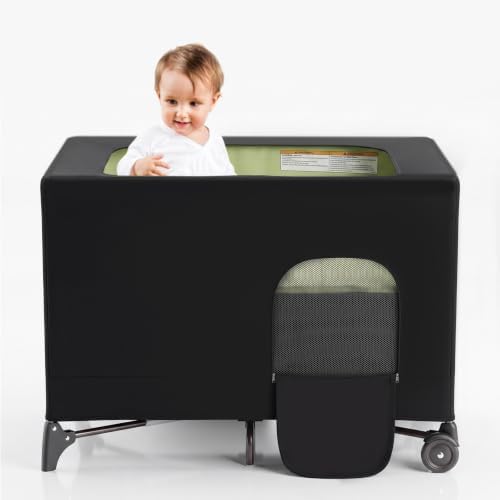 Crib Blackout Cover for Pack N Play, Breathable Sleep Canopy by Unknown