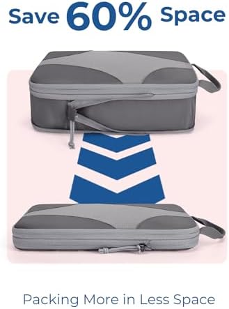 Bagsmart Compression Packing Cubes, Travel Bag Cruise Ship Essentials - Image 4