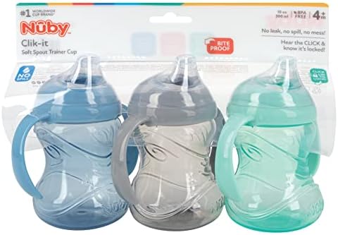 Nuby 3 Count No-Spill Grip N’ Sip Cup - 10 oz - Image 6