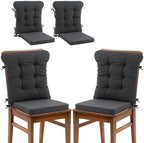 ROYALAY 2 Sets Cushions for Kitchen Chairs, Dining Chair Back Cushion by ROYALAY