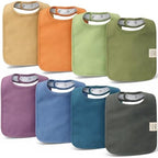 KeaBabies 8-Pack Organic Baby Bibs by KeaBabies