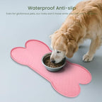 PWTAA Dog Food Mat Anti-Slip Silicone Dog Bowl Mat Thicker Pet Placemat - Image 3