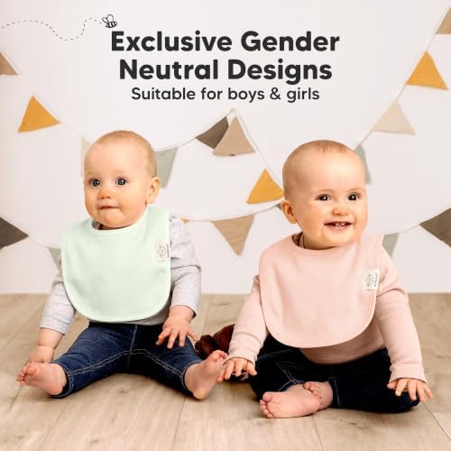 KeaBabies 8-Pack Organic Baby Bibs - Image 6