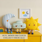 Sun Shaped Decorative Pillow – Boho Nursery Decor & Sunshine Room Accent – - Image 5