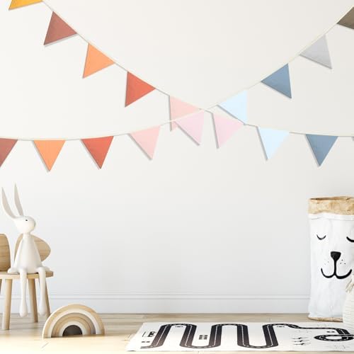 VitalCozy 17 ft Pennant Banner Flags, Each 8.5 ft - Image 3