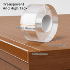 1.57 in x 9.84 FT, Corner Protector Baby, Sharp Edge Wrap Cover Tape, Self - Image 2