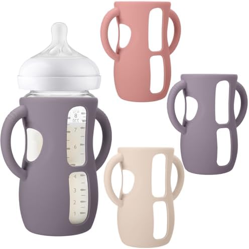BUSOHA 3 Pack Silicone Sleeves for Philips Avent Natural Baby Bottle by BUSOHA