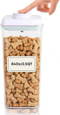Bop Top Airtight Food Storage Containers | Pop-Top Lid | 10.5 Cups / 84 Oz by iChewie