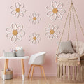 Thyle 6 Pcs Daisy Wall Decor Wooden Flower by Thyle