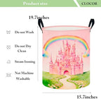CLOCOR Large Laundry Basket, Waterproof Fabric Storage Container, Room Decor - Image 6