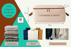 100% Cotton Cashmere & Wool Storage Bag – Breathable Sweater Storage Bag - Image 2