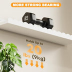 4-Pack 23.5IN Scalloped Shelves, Nursery Shelves, Floating Shelves - Image 5