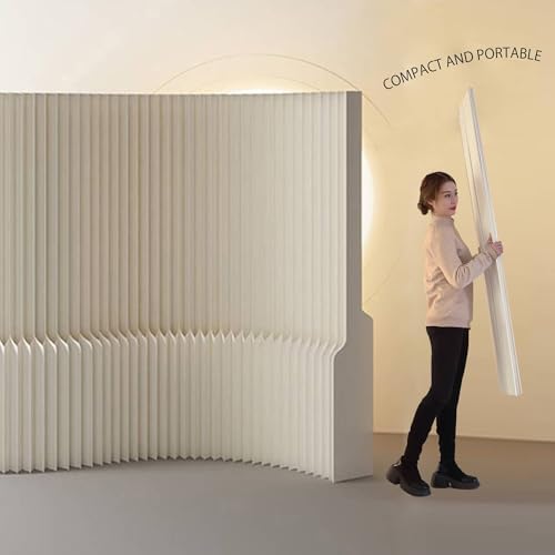 Paper Foldable Paper Room Divider Wall, Adjustable Privacy Screen, Lightweight - Image 7