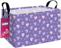 Rectangular Purple hearts Storage Basket by INGHUA